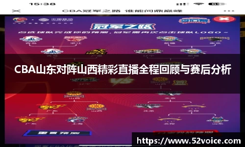 CBA山东对阵山西精彩直播全程回顾与赛后分析