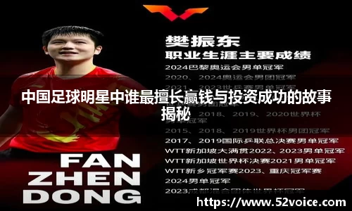 中国足球明星中谁最擅长赢钱与投资成功的故事揭秘